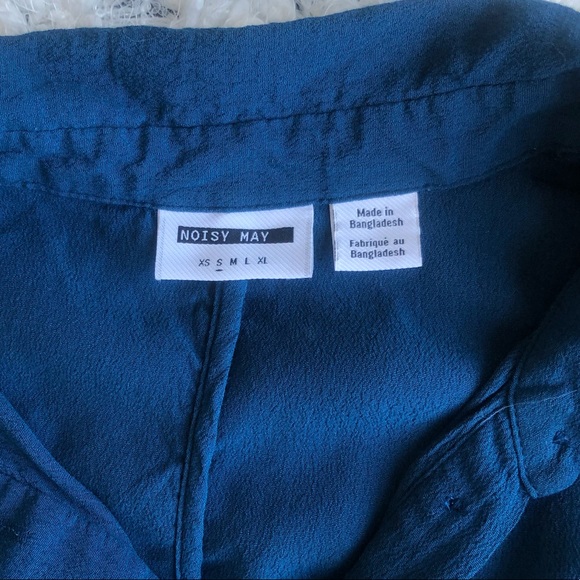 Noisy May Button Up Knot Shirt - Picture 4 of 6